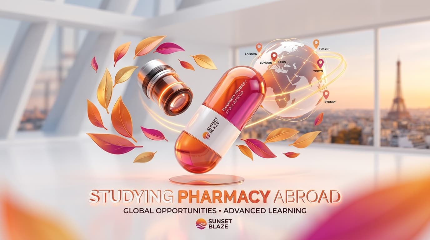 Pharmacy Abroad Illustration